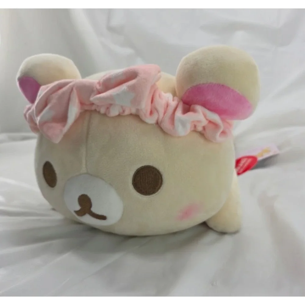 San-X Korilakkuma Pajama Party Plush Large Cream- NWT-Round1 Exclusive